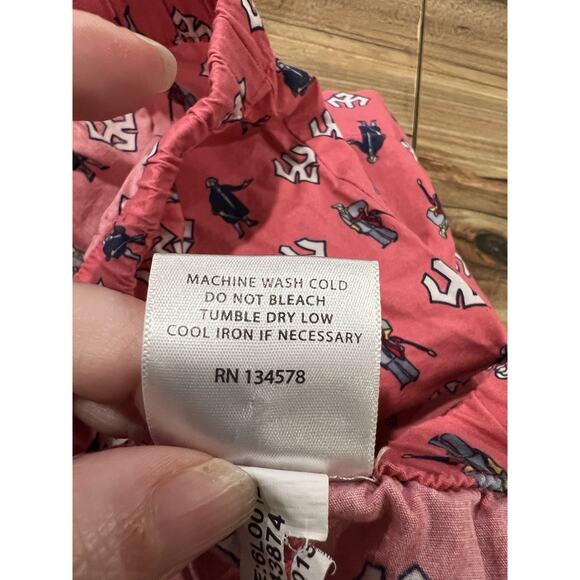 Vineyard Vines Sleep Lounge Shorts Women Large Cotton Washington Stonewall Print - Picture 6 of 7